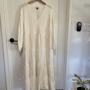 Universal Thread Plus Size Long Sleeve Tiered Dress